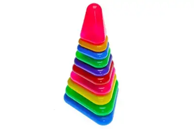 Піраміда 1809 "Трикутна №7" 9 елементів в сітці BAMSIC купити