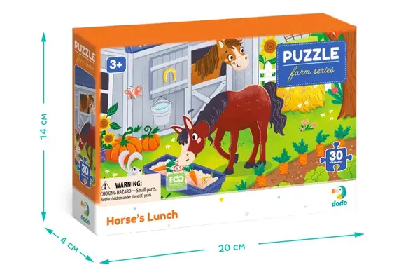 Пазли - 30 елм. - 300684 "Обід для коника" DoDo купити недорого в Україні, фото 5