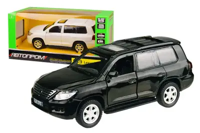 Машина металева 4304 "Автопром", 1:43 LEXUS LX570, 2 кольори, відкриваються двері, в коробці 14,5*6,5*7см купити