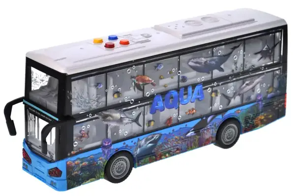 Автобус інерційний JS123-C озвучений, зі світлом, в коробці р.33x9,5x16,5 см YG Toys купити недорого в Україні, фото 5
