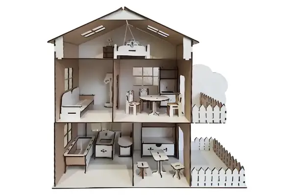 Ляльковий будиночок 9357 «TREE HOUSE» Білий 49*21*50 см купити