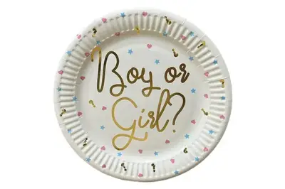Паперові тарілки "Boy or Girl" 10 шт. (18 см) купити