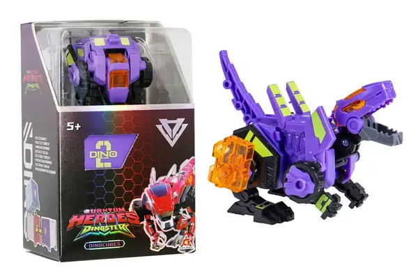 Динозавр-трансформер EU580840-2 Пурпуровий Раптор-бот DINOSTER купити