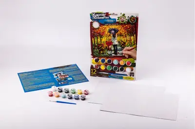 Набір для творчості KN-03-01,02,03,...10 "Картина по номерам" міні DANKO купити