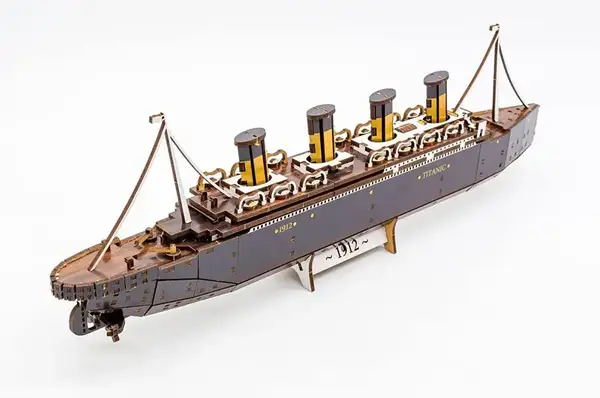 Конструктор Puz-00938 / Арт-26912 "Титанік"дерев'яний, 269 дет.,р.45x5x12.5 см PuzzleOK купити недорого в Україні, фото 4