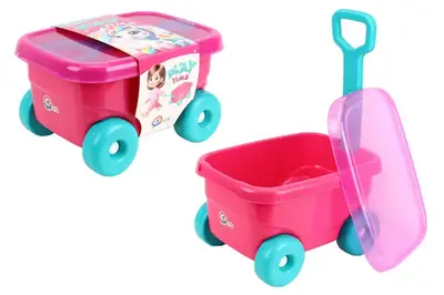 Візок 1386 каталка рожевий ТЕХНОК купити