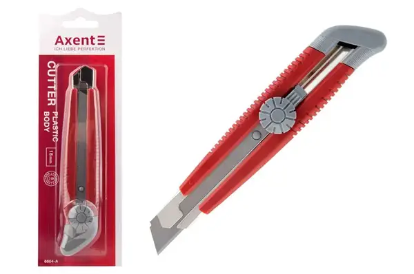 Ніж канцелярський, металеві направляючi, 18 мм Axent купити