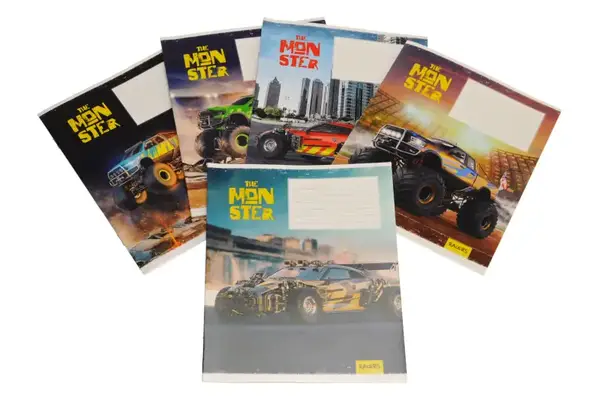 Зошит 12 аркушів Коса лінія Школярик купити