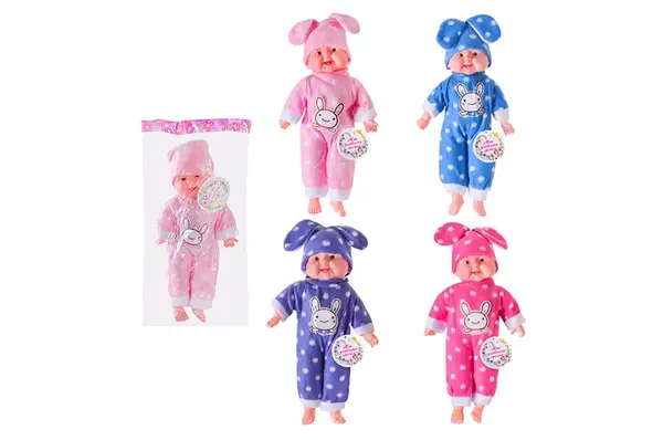 Пупс SEL-0007 музичний, 4 види, батарейка, м'яконабивний, пакет 38 см купити