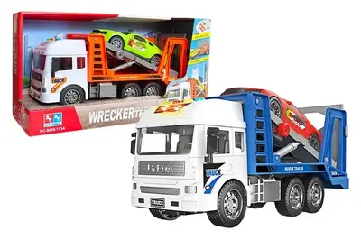 Автовоз інерційний 8030-113A озвучений, зі світлом, в коробці р.37x12,7x19,3 см YG Toys купити