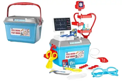 Лікарський набір BX23 в саквояжі р.21x15x15 см YG Toys купити