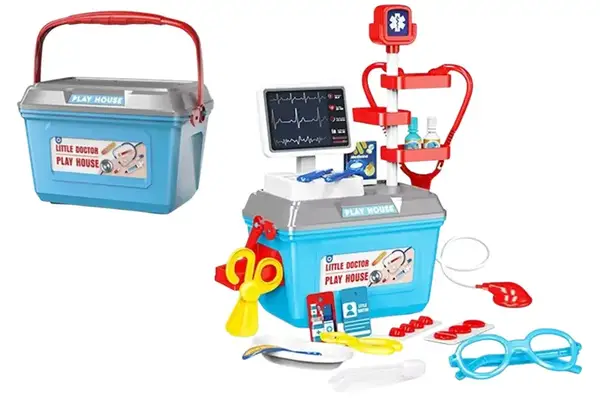 Лікарський набір BX23 в саквояжі р.21x15x15 см YG Toys купити недорого в Україні, фото 2