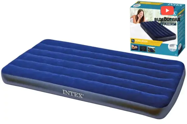 Матрац 64757 в коробці р.99x191x25 см INTEX купити недорого в Україні, фото 3