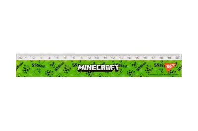 Лінійка Yes 20 см "Minecraft" 370666 купити