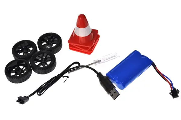 Машина на радіокеруванні 91602P-1-2 дрифт, змінні колеса, акумулятор, в коробці р.50x16x20 см YG Toys купити недорого в Україні, фото 5