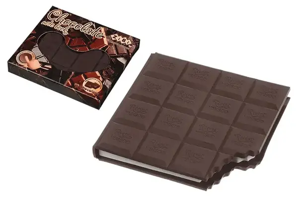 Блокнот ZB.12470-19 CHOCOLATE, 100х87мм, 80 аркушів, нелінований, ароматизована Soft touch обкладинка ZiBi купити