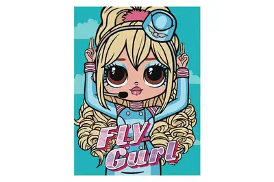 Набір для розпису по номерах 30x40 см KHO6275 "L.O.L. Fly Gurl" Ideyka купити
