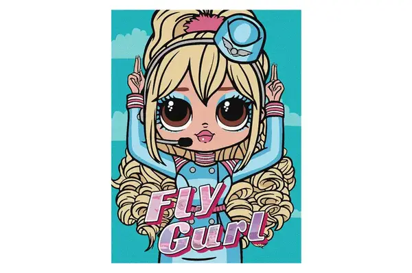 Набір для розпису по номерах 30x40 см KHO6275 "L.O.L. Fly Gurl" Ideyka купити
