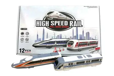 Потяг інерційний YM-F15 12 шт в дисплеї р.35,9x3,6x23,5см YG Toys купити