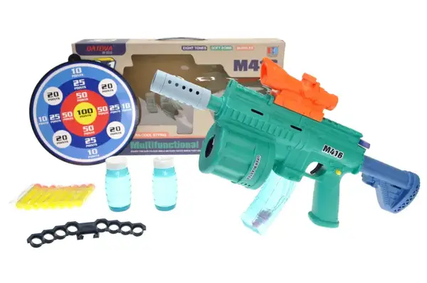 Автомат на поролонових патронах, батарейки, в коробці 668-1 купити