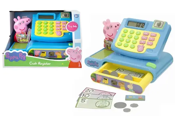 Касовий апарат 1684937 PEPPA на батарейках, музика Peppa Roleplay купити