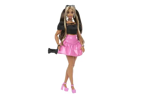 Лялька JJN74 “Deluxe Style” колекції “Pink & Black” – чорний топ і рожева спідниця Barbie купити недорого в Україні, фото 2