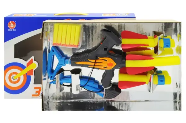 Лук з поролоновими стрілами і мішенню в коробці 8003C р.41,5х26х5,6см. купити