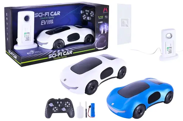 Машина HH1204-C на радіокеруванні 4 кольори, акумулятор із зарядною станцією, пар, короб. 37*18*17см купити