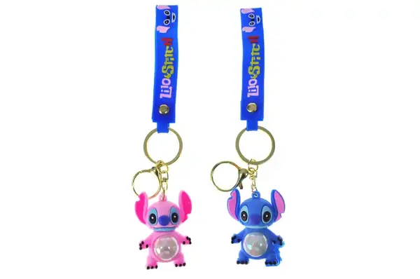 Брелок в наборі 111402 "Стіч" зі світлом, 12 шт в упаковці, в асортименті (ціна за шт) купити