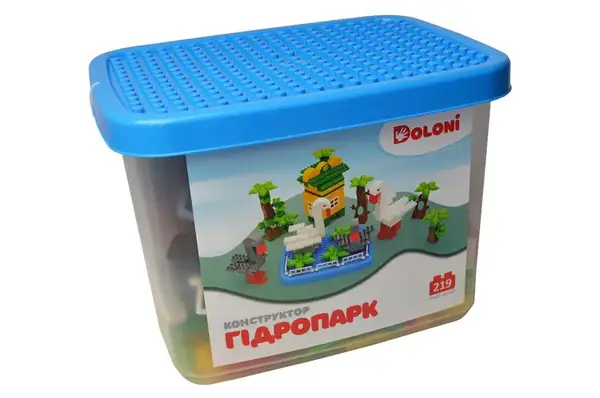 Конструктор блочний 013888/34 "Гідропарк" 219 дет. в боксі DOLONI купити недорого в Україні, фото 3