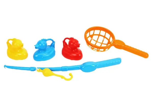 Набір для риболовлі 7594 вудка, сачок, 3 качечки ТЕХНОК купити недорого в Україні, фото 3