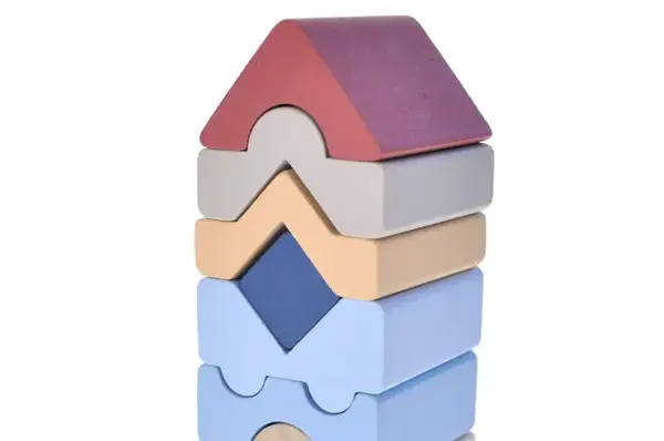 Дерев'яна іграшка "Пірамідка LD-21/Tower LD-21" 16082 CUBIKA купити недорого в Україні, фото 6