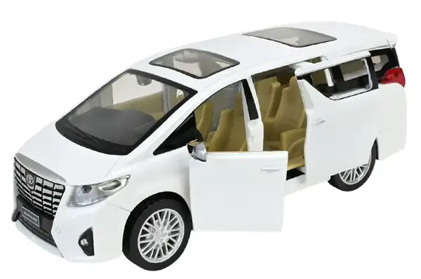 Машина металева 68481 "АВТОПРОМ", 2 кольори, 1:29 Toyota Alphard, батарейка, світло, звук, відкр. двері, в коробці 20x11x10 см. купити недорого в Україні, фото 4