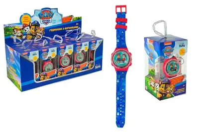 Годинник KH75/002L Paw Patrol зі світлом, дисплей бокс р.32x12,5x13 см Годинник KH75/002L Paw Patrol зі світлом, дисплей бокс р.32x12,5x13 см купити