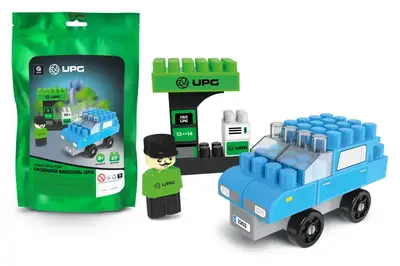 Конструктор блочний QB300-451 "UPG Газова заправка" 28дет. qbee купити