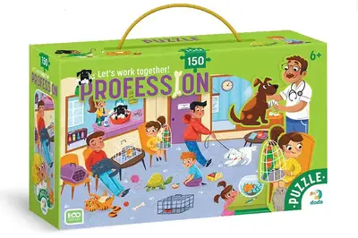 Пазли - 150 елм. - "Професії: Ветеринар" 300621 DoDo купити
