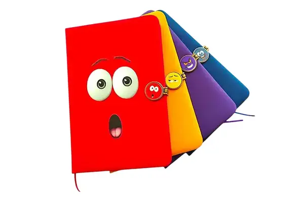 Блокнот на магніті А5 763876ML PU Smiley р.14x21см, 80 арк купити недорого в Україні, фото 2