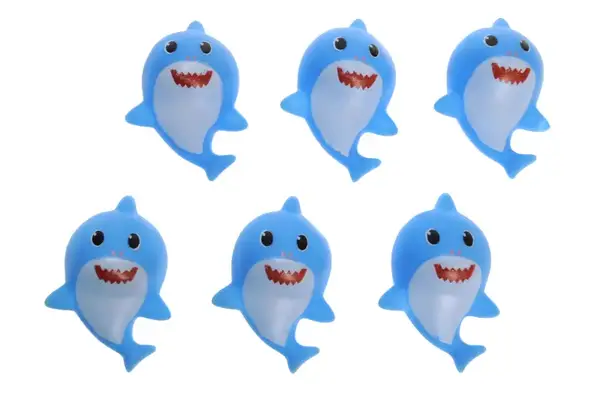 Набір пікалок AY601G "Baby Shark" 6 шт. в кульку р.8x6x3 см YG Toys купити