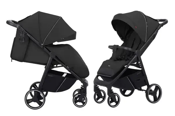 Коляска прогулянкова CRL-8512 "Bravo" Pure Black CARRELLO купити