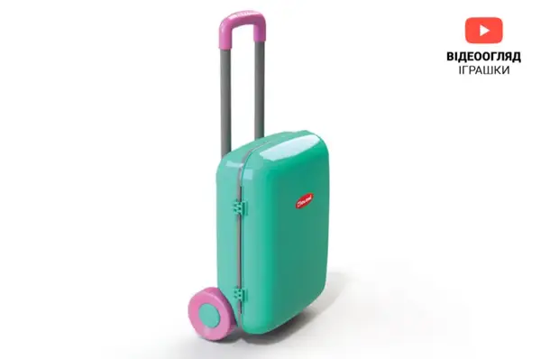 Валіза 01520/2 бірюзова DOLONI купити недорого в Україні, фото 2