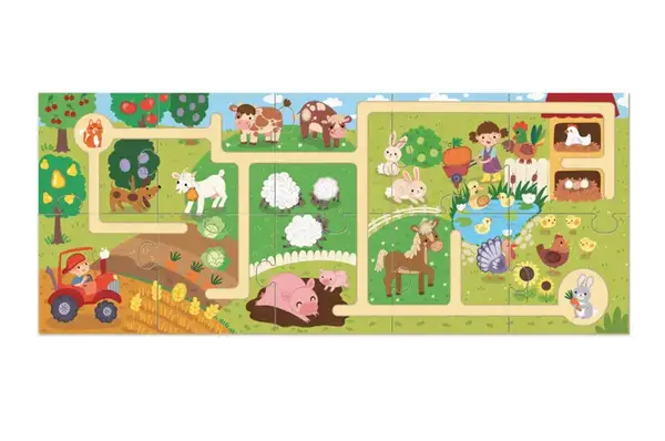 Пазли-лабіринт - 10 елм. - 300586 "Моя мандрівка фермою" DoDo купити недорого в Україні, фото 4