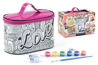 Набір для творчості CОC-01-01U,02U,03U,..,05U "My Color Case" косметичка-розмальовка DANKO купити