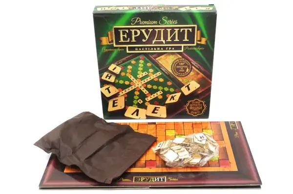 Настільна гра G-ER-U-01 "Ерудит PREMIUM SERIES" DANKO купити