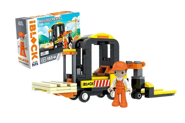 Конструктор Kids hits IBLOCK JUNIOR KH53/002/3 153 дет, короб. 24*6*16см купити