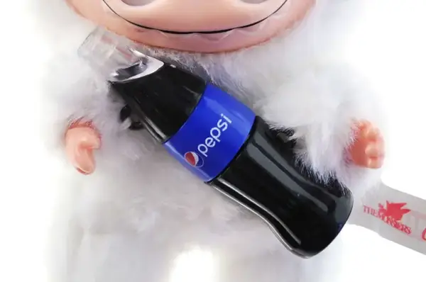 М'яка іграшка-брелок монстрик Лабубу Пепсі в пакеті та коробці купити недорого в Україні, фото 5