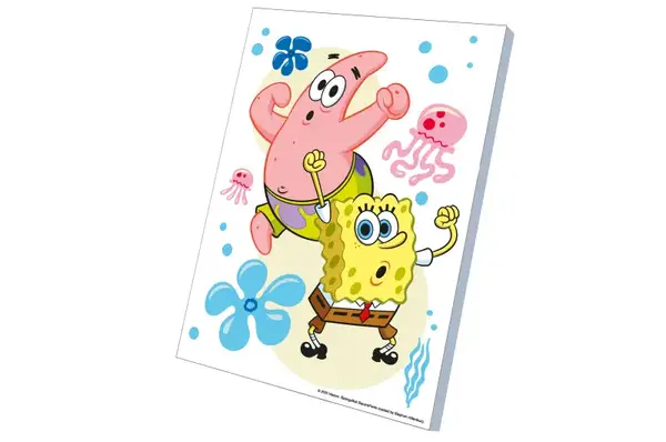 Набір для розпису по номерах 30х40 см QB914-012 "Губка Боб: Час танцювати!" qbee купити недорого в Україні, фото 3
