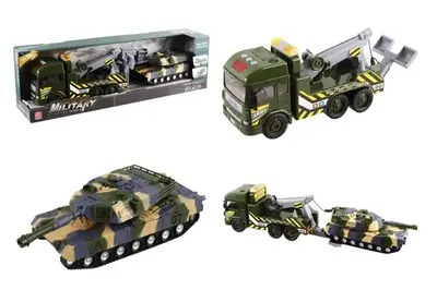 Евакуатор з танком інерційний, озвучений зі світлом в коробці RJ3367 р.58*12*17,5см купити