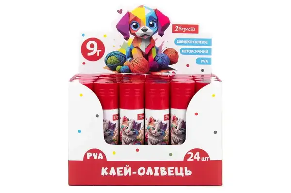 Клей-олівець 1Вересня 9г, PVA "Classic" 320299 купити