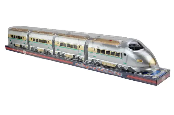 Потяг 757Р МЕТЕОР з трьома вагонами, на батарейках, ковпак р.74x9x11 см купити недорого в Україні, фото 3