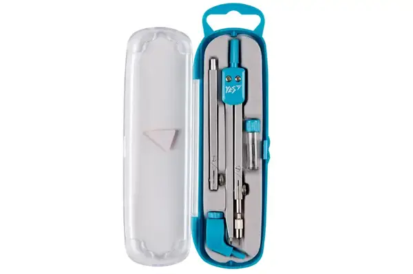 Готовальня Yes 4 предмети (набір 1) бірюзовий купити недорого в Україні, фото 3